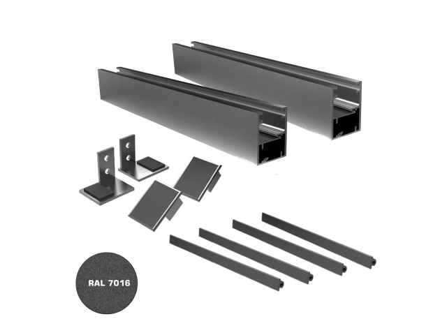 Fenstertür Aluminium Rahmen ohne Glass